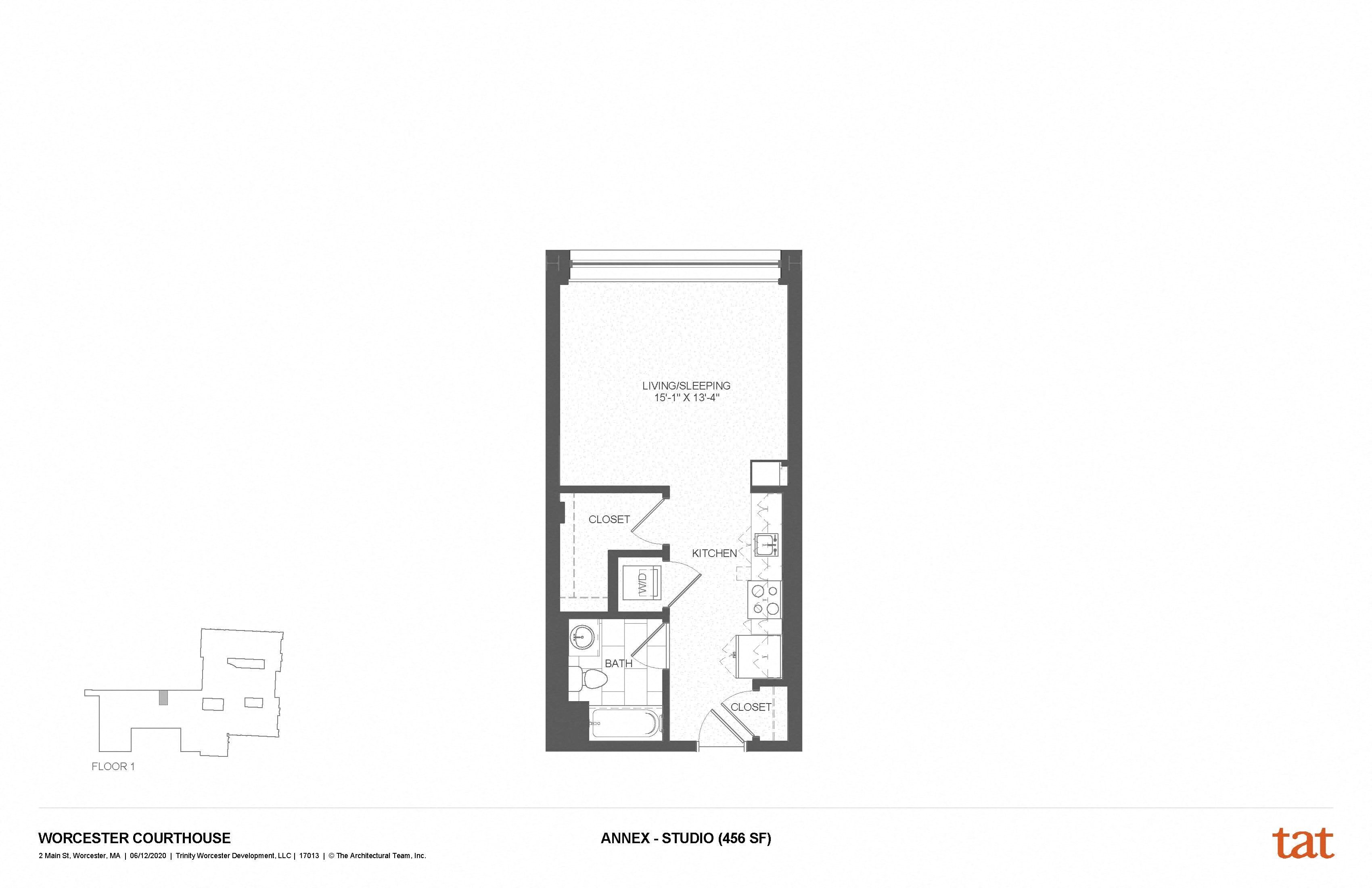 Floor Plans Apartments In Worcester, MA Courthouse Lofts